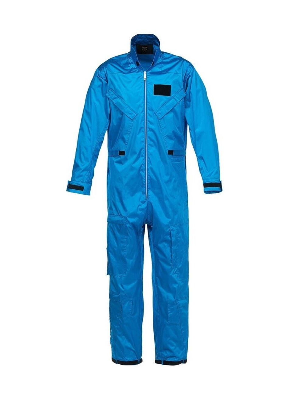 New With Tags MCM Monogram Utility Blue Logo Jumpsuit Coverall 48EU/M $1950.00